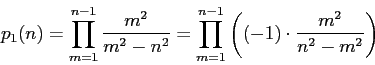 p1(n) = [...]